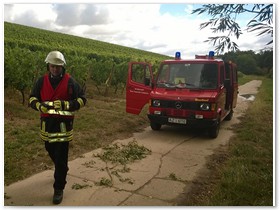 Einsatz im Trupp von drei Mann. 