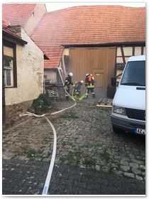 Nach schneller Ausrstung geht der Angrifftstrup