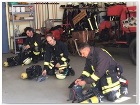 ein Sondertraining fr Atemchutzgertetrger durch.