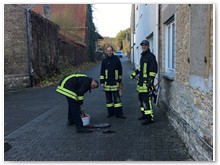 Hydranten und Schieber im ganzen Ort