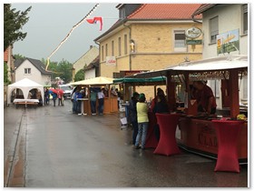 Selbst glcklicherweise nur kurze Regenschauer