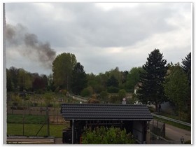 Um 14:49h wird die Gabsheimer Wehr zu einem Brandeinsatz gerufen