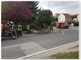 Nach dem Reinigen und Iinstandsetzen des  Materials ist um 17:12h alles abgewickelt.
 