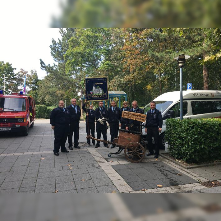 Die Abordnung der Gabsheimer Feuerwehr